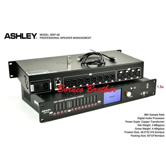 Promo Ashley Msp-48 Msp 48 Original Speaker Management / Dlms 4In/8Out