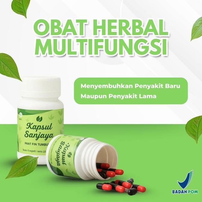 Sanjaya Herbal 28 Kapsul - Membantu meredakan Pegal Linu & Nyeri Sendi | Bisa