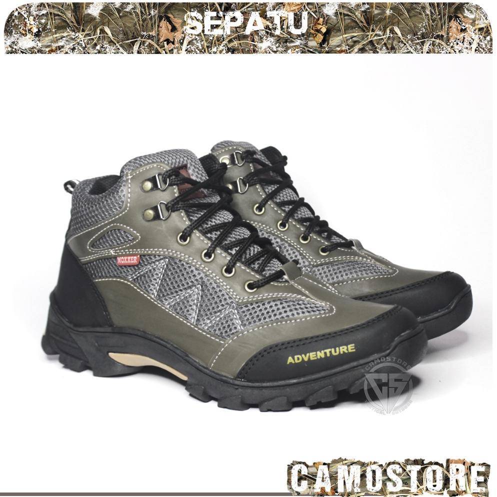 CUCI GUDANG Sepatu Hiking Outdoor Gunung Mid Murah