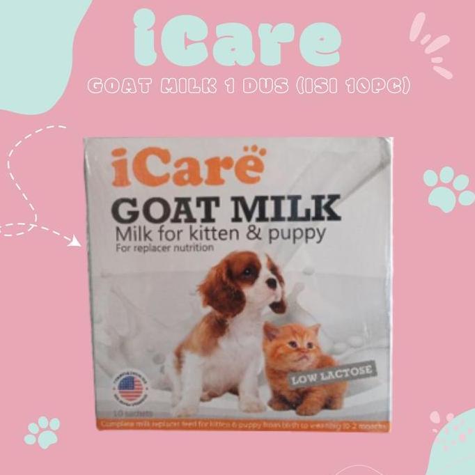 ICARE GOAT MILK KITTEN & PUPPY 20GR // SUSU KUCING DAN PUPPY