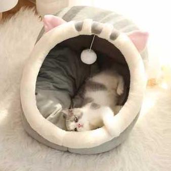 Tempat Tidur Kucing Anjing Hewan Kandang Kucing Unik Lucu Alas Tidur