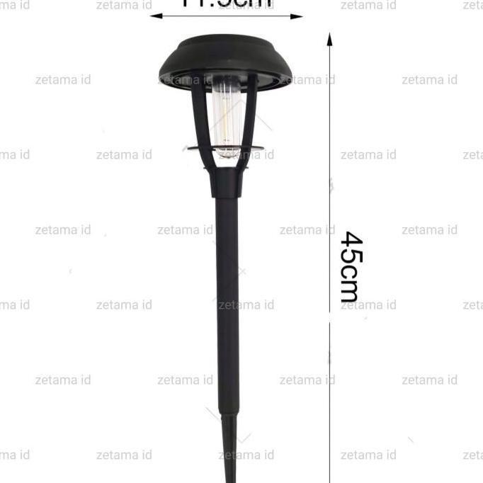 Luminoso- Lampu Taman Solar Cell Sensor Lampu Lampion Taman Tancap Garden Lht