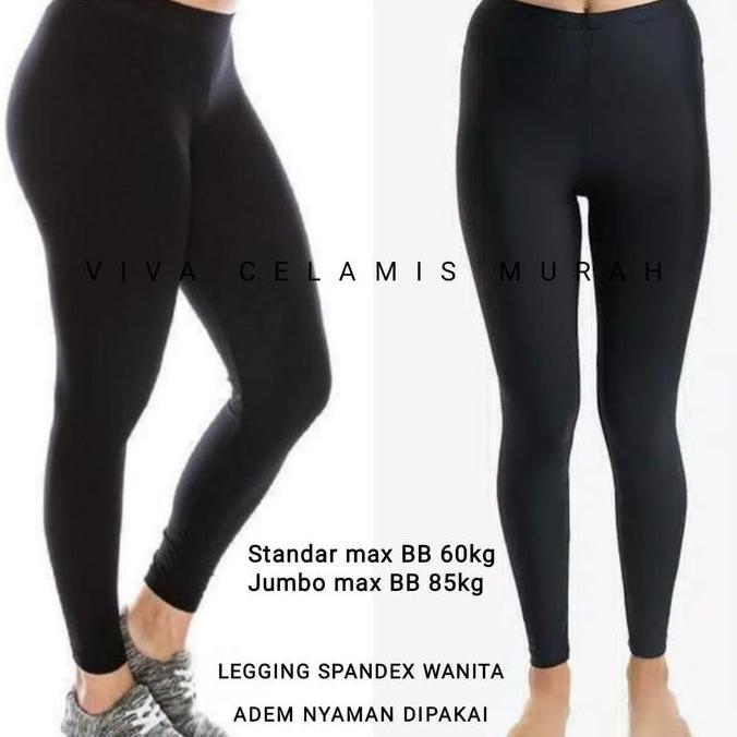 DS282 - Celana Legging Panjang/Dalaman gamis/Spandex Tebal Adem/Legging Murah