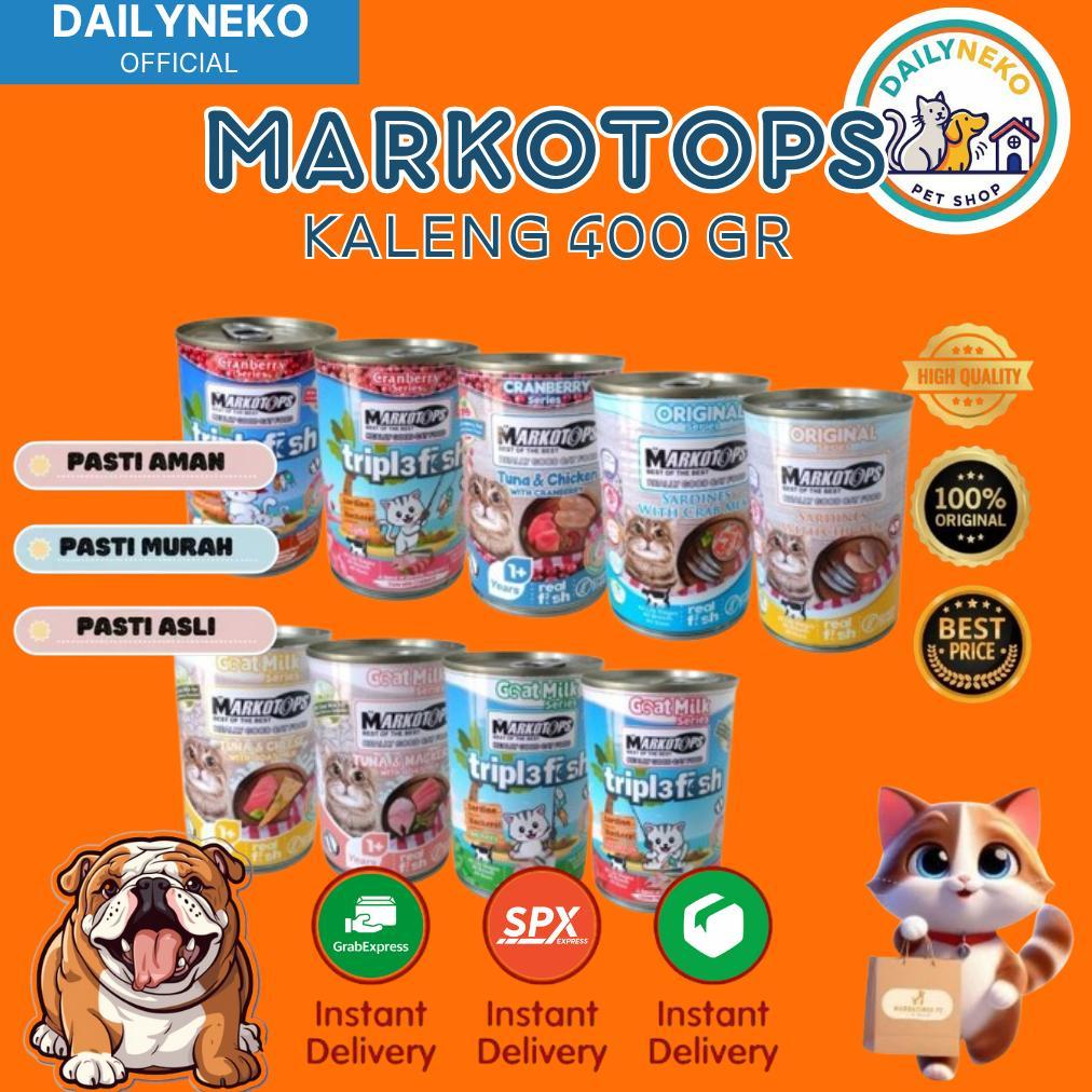 Markotops Kaleng 400gr Makanan Kucing Basah Markotop Kaleng / Markotops Kaleng