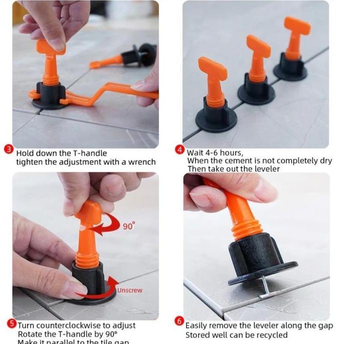 Edificio- Alat Perata Keramik - Reuseable Tile Leveling - Leveling Keramik