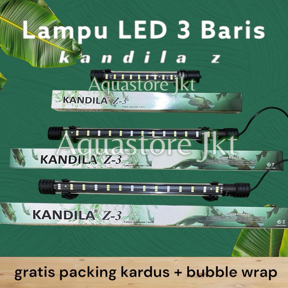 Lampu Aquarium Celup Led 3 Baris Kandila Z 3 Lampu Celup Aquarium Aquascape