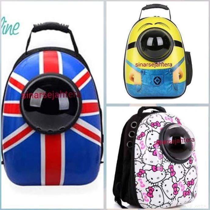 Tas Astronot Kucing / Anjing Berkarakter - Ransel untuk Membawa Hewan