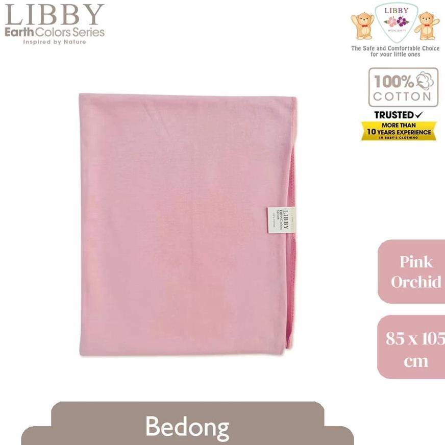 terbaru libby bedong cotton earth colors polos warna / bedong bayi libby / baby swaddle / bedong pre