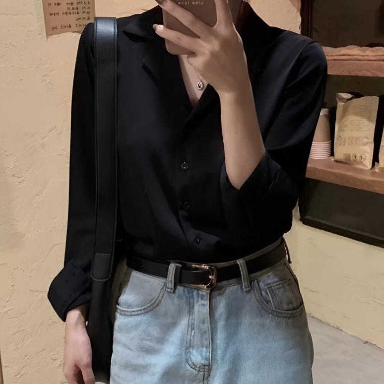 Unik Hem Ema Ukuran S M L Xl Xxl Xxxl Xxxxl 2Xl 3Xl 4Xl 2L 3L 4L 5L Kemeja Basic Jumbo - Baju Kerja 