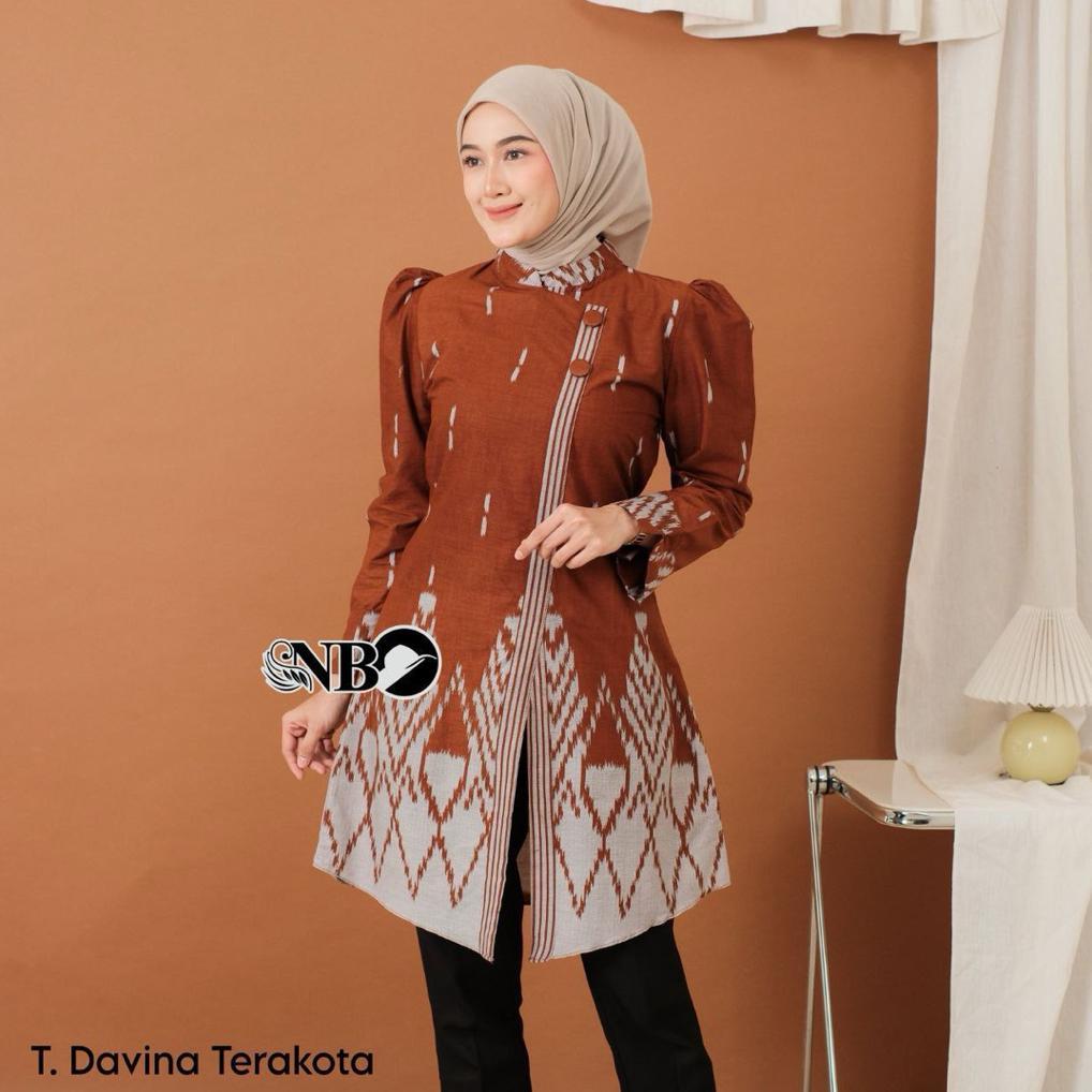 Tunik Batik Wanita Modern Atasan Baju Batik Wanita Drees Batik Wanita Premium