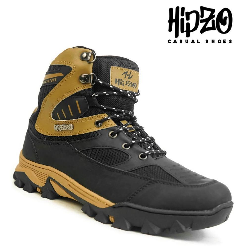 Promo Terbaru Sepatu Hiking Hipzo M072 Boots High Quality Untuk Pria Size Jumbo Ori Pendaki