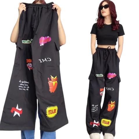 Awet One Set Jogger Baju Crop Top Wanita | Setelan Korean Imut Seksi