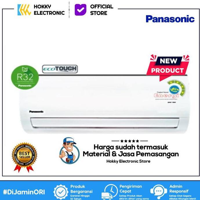 AC 1/2 PK PANASONIC CS/CU-ZN5WKP LOW WATT R32 FREE PASANG 5 WKP 5WKP