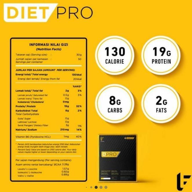 Fitlife Dpro | Dietpro 3,3Lb Natural Meal Replacement Diet
