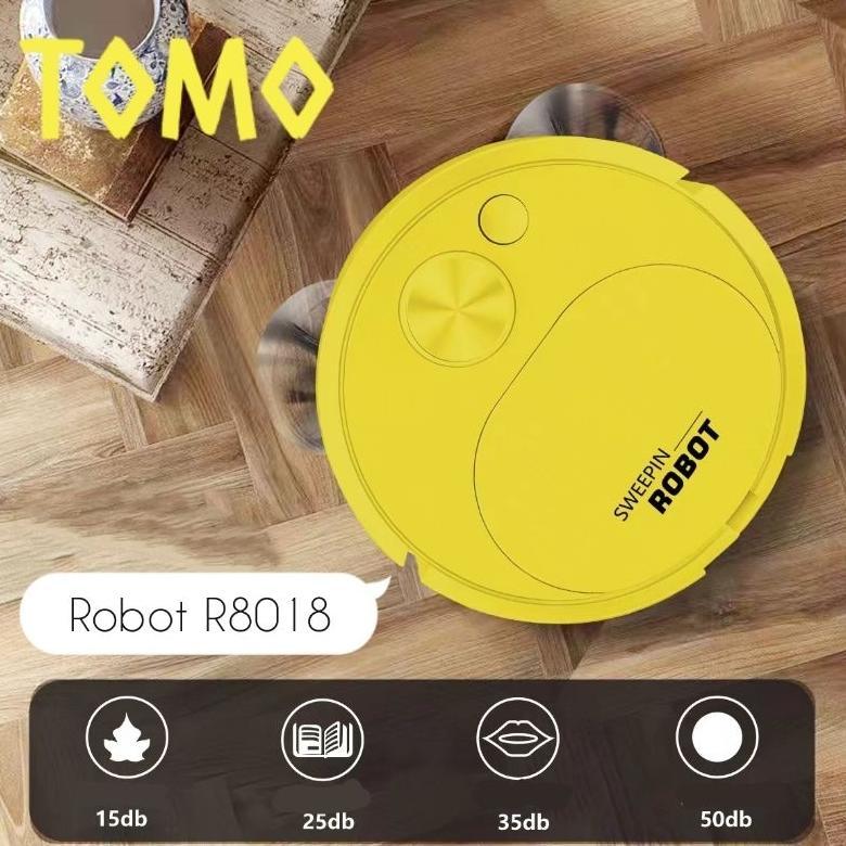 Robot Vakum Pembersih Lantai Pel Sapu Lantai Otomatis Alat Penyedot Debu
