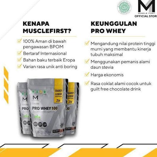 M1 Pro Whey 2 Lbs Lb 2Lbs 2Lb Susu Protein Untuk Gym Bpom
