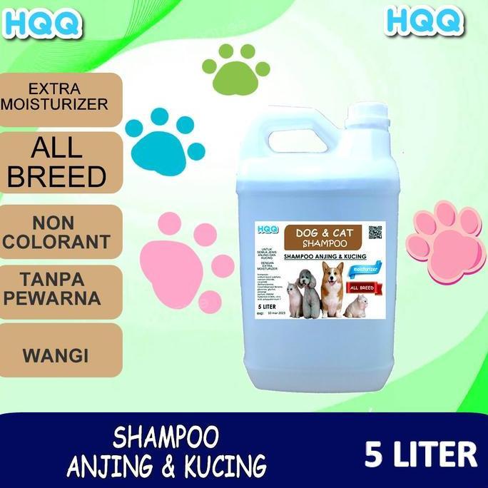 Aomi- Hqq Shampoo Anjing & Kucing, All Breed, Extra Moisturizer, Ph Netral.