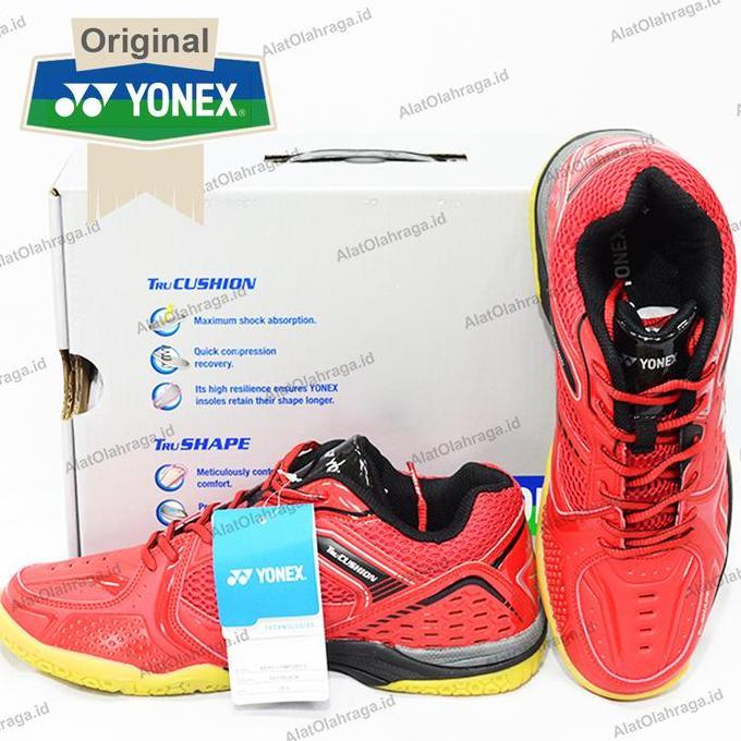 Sepatu Badminton Yonex Aero Comfort 3 Red / Black
