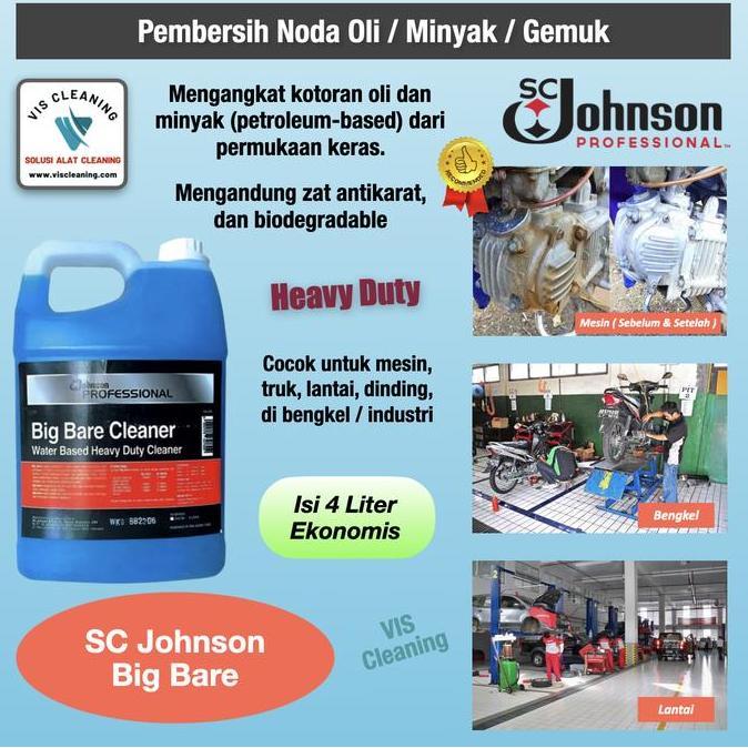 SC Johnson Big Bare Pembersih Noda Oli & Minyak pada Mesin, Lantai dll