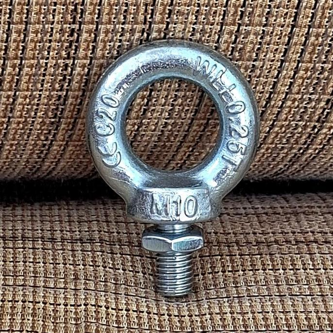 EYE BOLT M10 HENGZHU ORIGINAL EYEBOLT M10 DENGAN NUT/MUR READY
