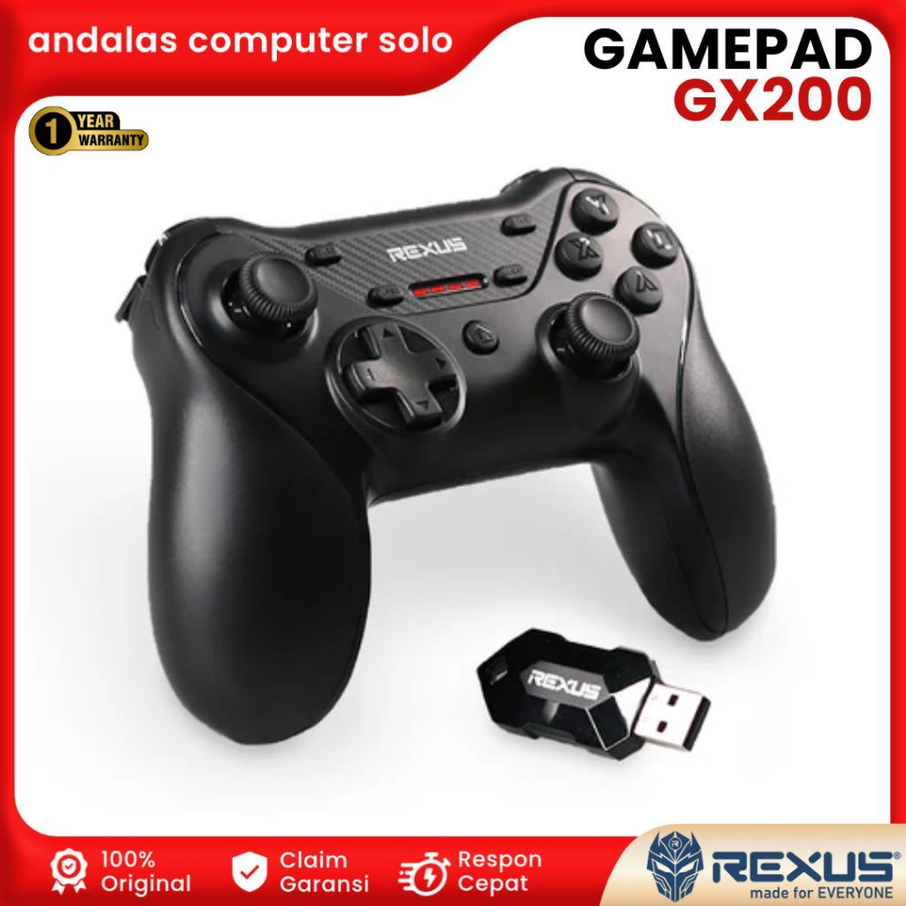 Gamepad Joystik Wireless Gaming Rexus Gladius Gx-200 Gamepad Gaming Wireless