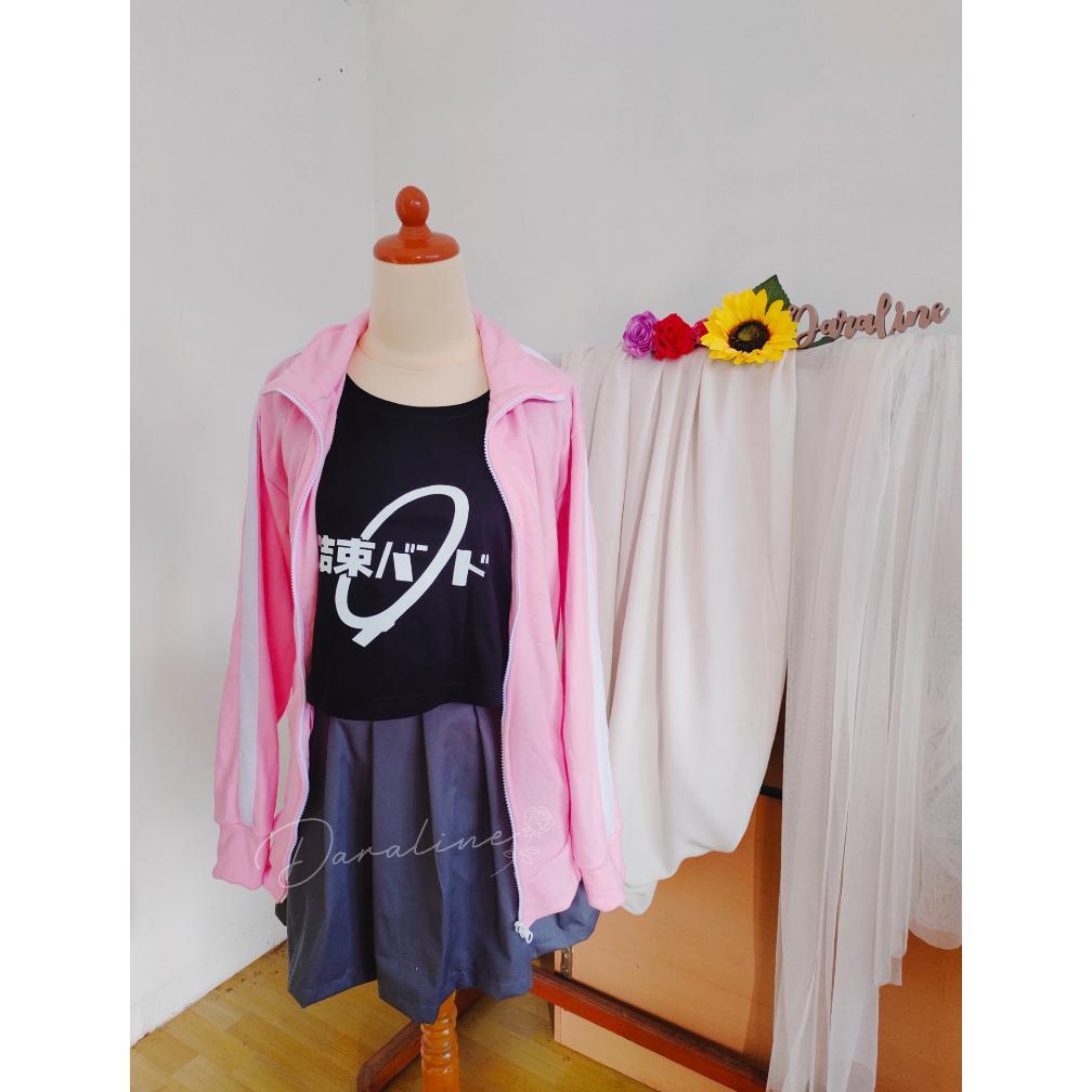 Kostum Seragam Cosplay Hitori Gotoh Bocchi The Rock Anime Diskon