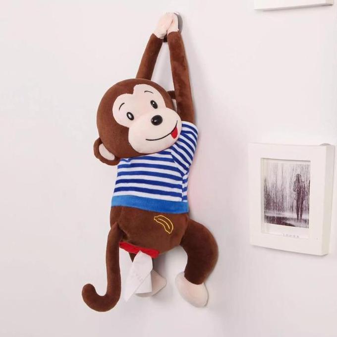 Meyou- Tempat Tisu Boneka Monyet Gantung / Tempat Tisu Gantung Mobil Lucu Dan Unik Car