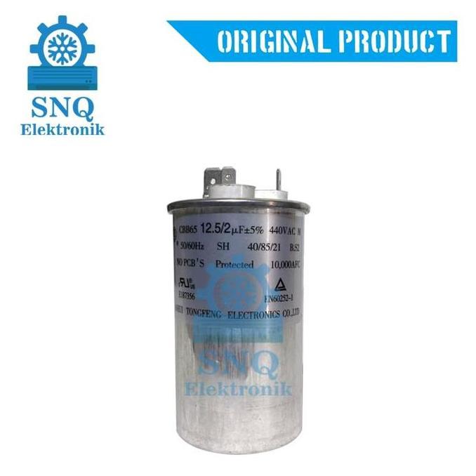HARGA DISC - Capasitor AC original panasonic 12,5/2 uf - Kapasitor original AC panasonic 1/2 PK 12.5