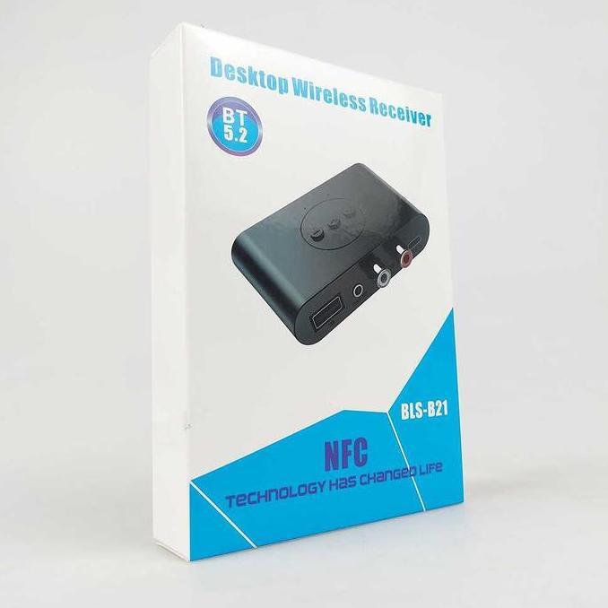 Bluetooth 5.2 Receiver Audio Adapter Blutut NFC AUX 3.5mm Mobil Speaker Headphone Original Multifung