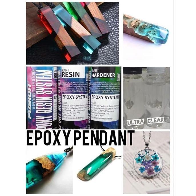FUSION EPOXY KITSIZE 750GR ULTRA CLEAR / RESIN EPOXY BENING KERAS CARBON JORAN MEJA RESIN