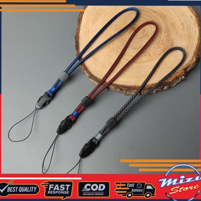 V3 WRIST STRAP PARACORD LANYARD / FINGER TALI GANTUNGAN HP/KAMERA