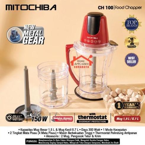 MITOCHIBA Food Chopper Blender Multi Serbaguna MITO CH-100 / CH100 CH 100