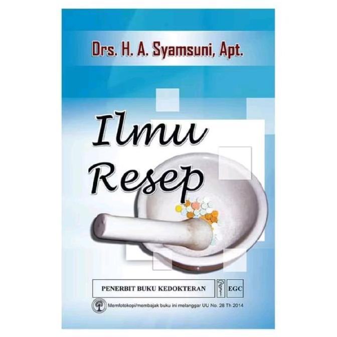 buku ilmu Resep Farmasi - Syamsuni (ORIGINAL)