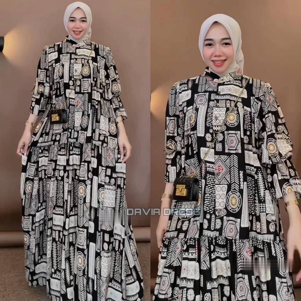 Premium Tokocakadut | Gamis Rayon Jumbo Rania Maxy Dress
