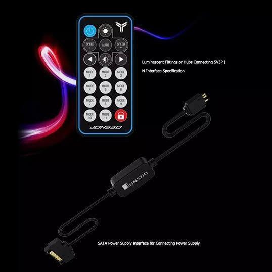 jonsbo controller 5v 3pin a-rgb Argb Aura addressable universal