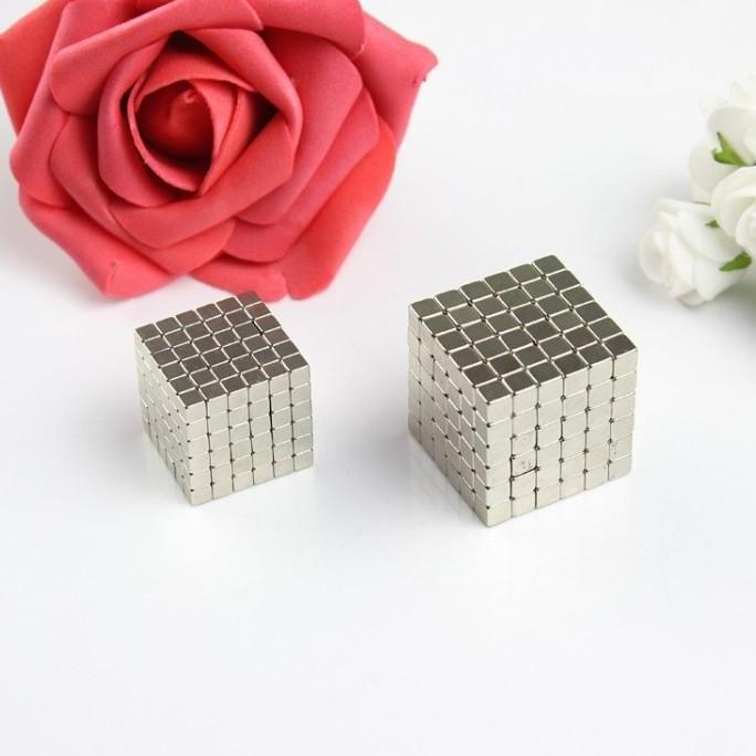 Taffware Buckycubes Neocube Magnetic Block Toys 216 PCS 4mm - G0CN05 Kotak Games Kubus