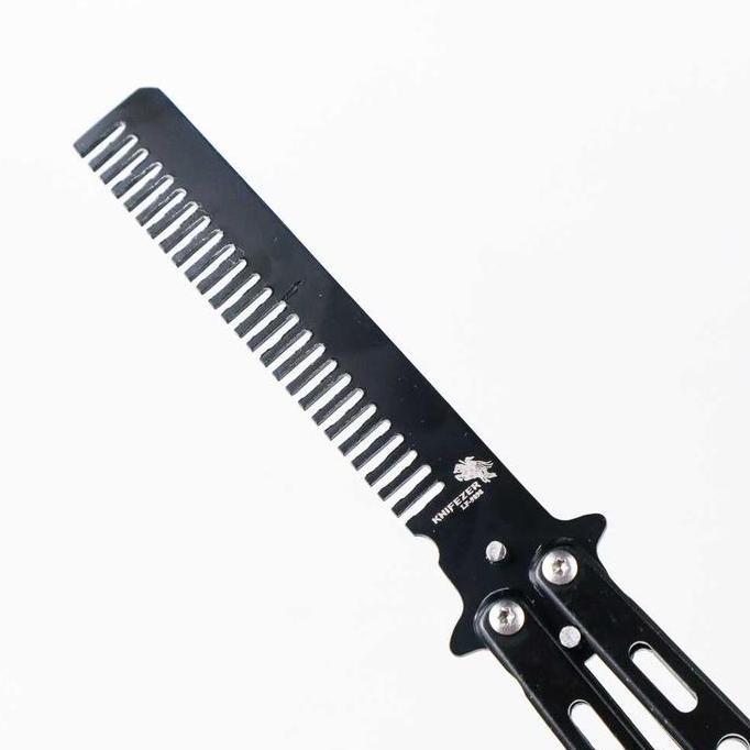 Sisir Lipat Rambut Anti Karat Butterfly Balisong Training Knife CSGO