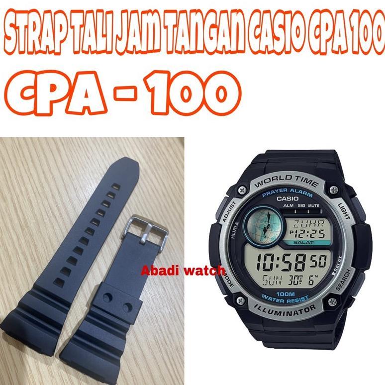 FAVORIT STRAP TALI JAM TANGAN CASIO CPA 100 CPA100 CPA-100 JAM TANGAN SPORT