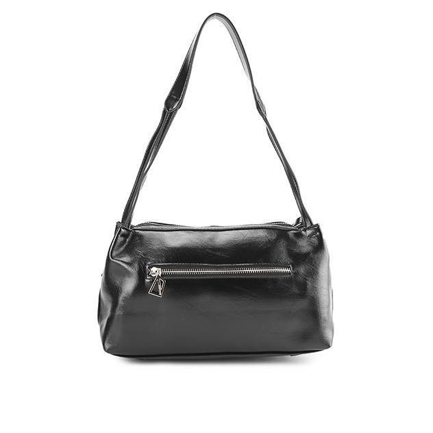 Sale Obermain Tas Wanita Ferron Shoulder Bag (M) Black Bz25045Ublk