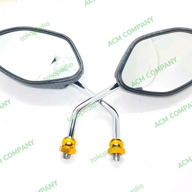 Spion Beat Carbon Tangkai Pendek Crome Beat New Scoopy Vario New