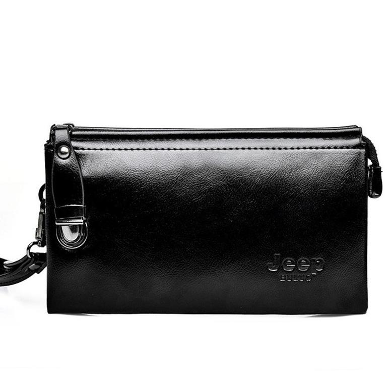 Discount JP082 JEEP - Dompet Branded Pria Wanita Hand Bag Clutch Bisnis Premium Import Murah Tas Tan