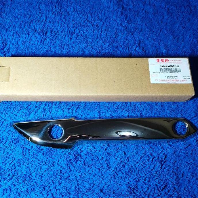990H0-990BD-018 cover muffler elegant suzuki address original pemanis cover kenalpot aksesoris suzuk