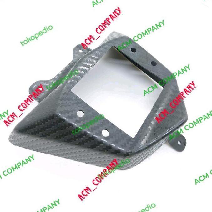 COVER BATOK CASING LAMPU DEPAN HITAM KARBON YAMAHA WR155 WR 155