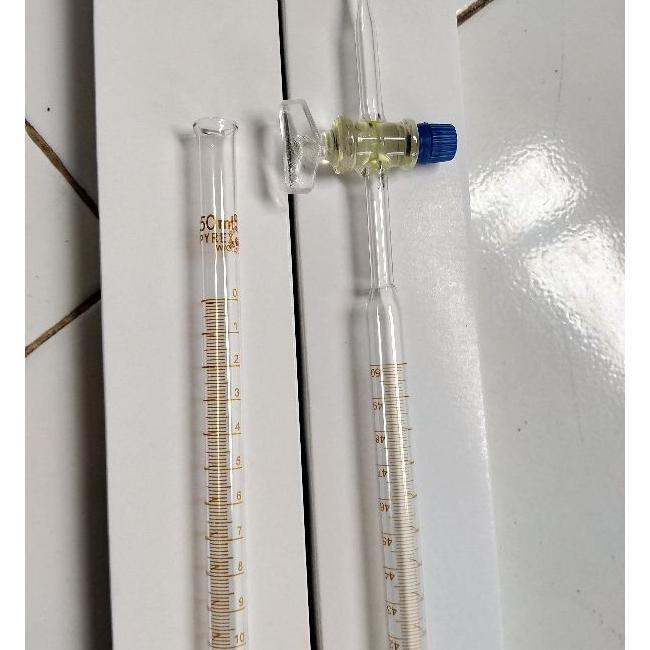 Buret 50Ml Pyrex - Alat Ukur Kompresi - Presisi Tinggi
