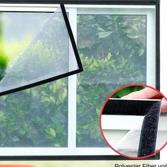 Jaring kasa perekat/jaring kasa anti nyamuk/jendela kasa dilengkapi dengan Velcro/ventilasi dan anti