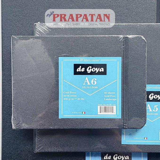 De Goya Stitch Watercolor Book CP 200gsm| Buku Cat Air