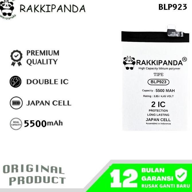 RakkiPanda BLP923 Compatible With Oppo A57 4G 2022/A57 5G/A57S/A77 5G/A77S/A78 5G/A97 5G/Realme C51 