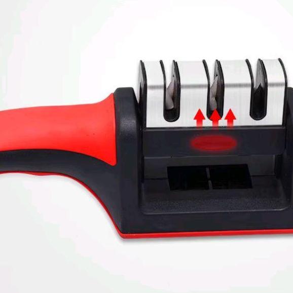 Pengasah Pisau Multifungsi Dengan Pegangan Nyaman Dan Desain Ergonomis Untuk Memotong Sayuran Dan Da