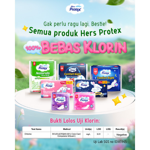 Hers Protex Softcare Pembalut Wanita Comfort Night 30 cm Bag Isi 20 Pcs x3 - Gambar 3