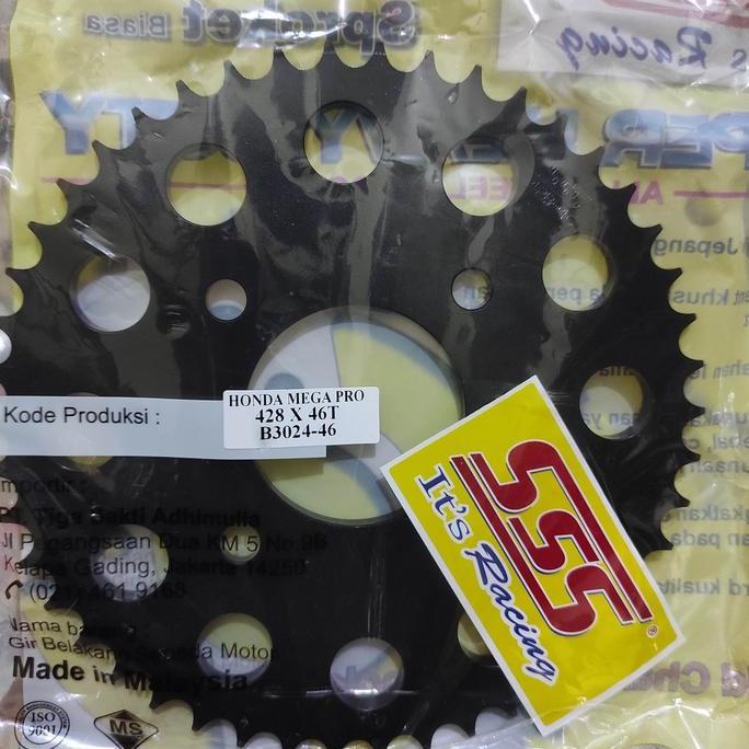 Promo Gear Belakang SSS 428 46 47 48 49 Megapro CB150R CBR150R chochozz -